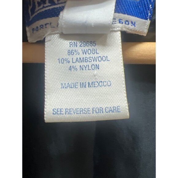 Pendleton Vintage 90's Brown Gray Tweed Wool Blazer - Picture 5 of 8